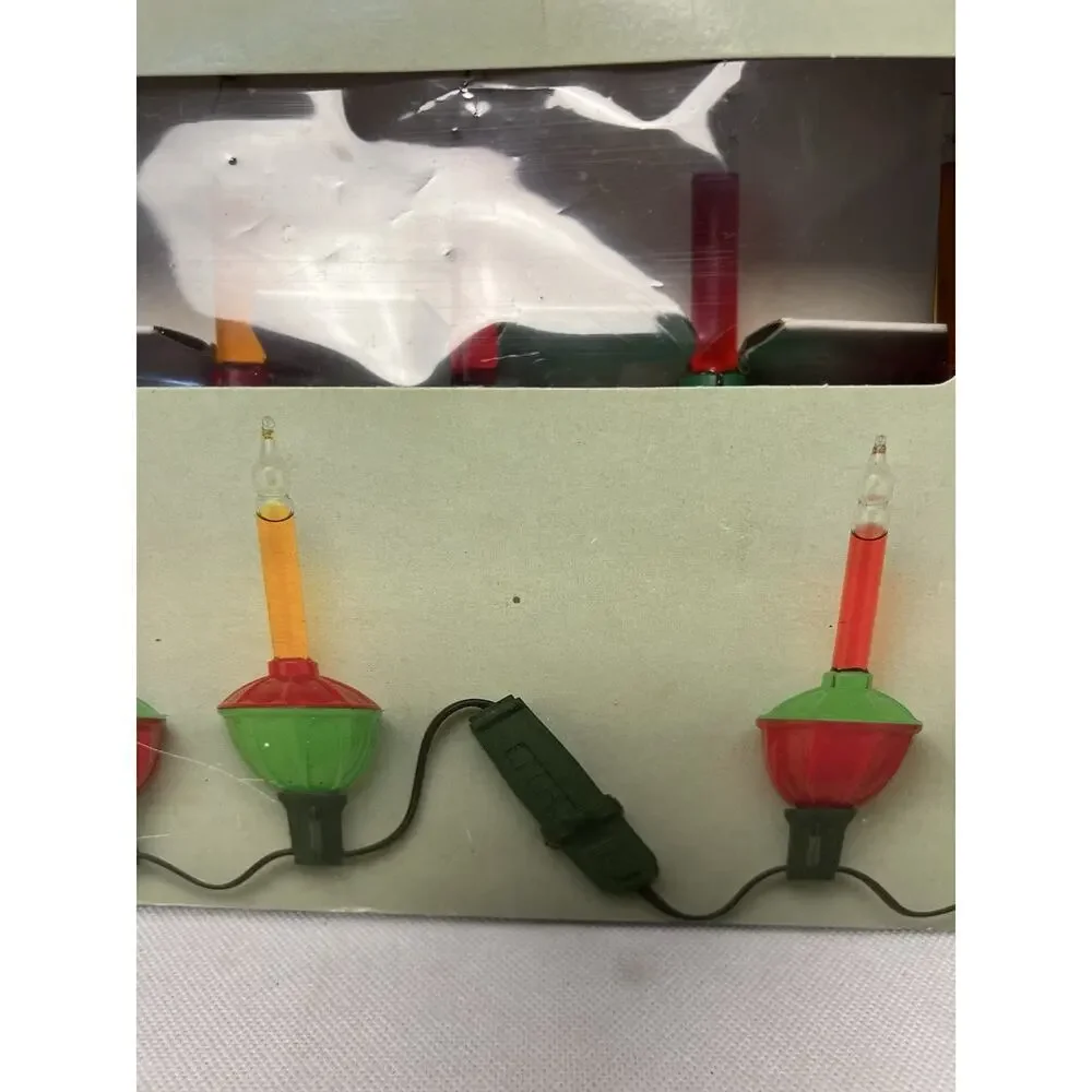 VTG Bubbling Lights Christmas Tree Holiday Decorative - 7 light set